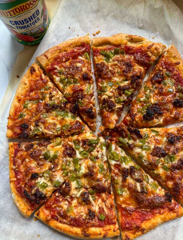 Sausage & Pepper Pizza